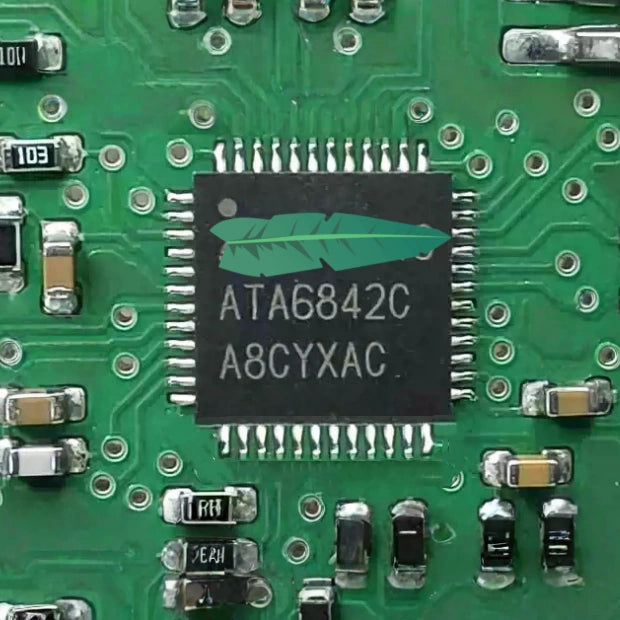 ATA6842C Automotive ECU Display & Failsafe System Driver IC with SPI Interface (QFP-48)
