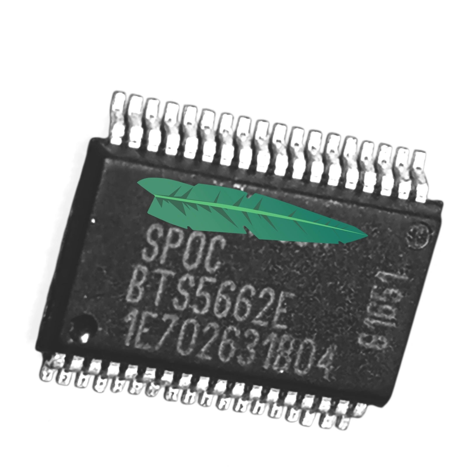 BTS5662E Automotive 6-Channel High-Side Power Switch IC - 24A, SPI Control, Lighting Control