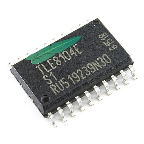 TLE8104E Smart Quad Channel Low-Side Driver IC – 8-bit SPI Control for Automotive Powertrain & Transmission Systems