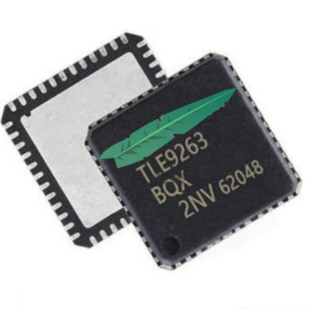 TLE9263BQX System Basis Chip with 5V LDO, CAN FD Transceiver, LIN Interfaces and 4 High-Side Outputs - VQFN-48 Package