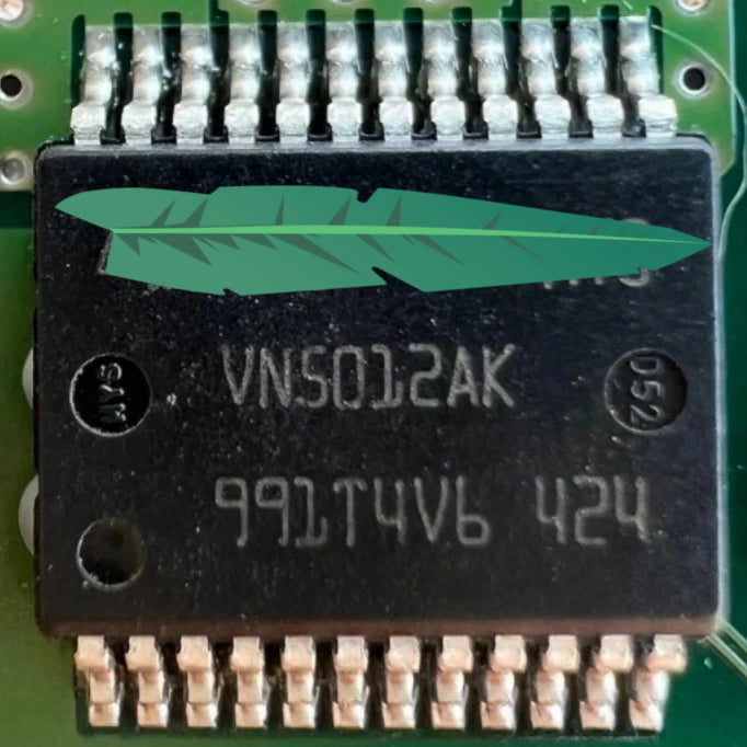 VN5012AK – Engine ECU Power Management and Lamp Driver IC, Automotive Lighting and Control Module Switch
