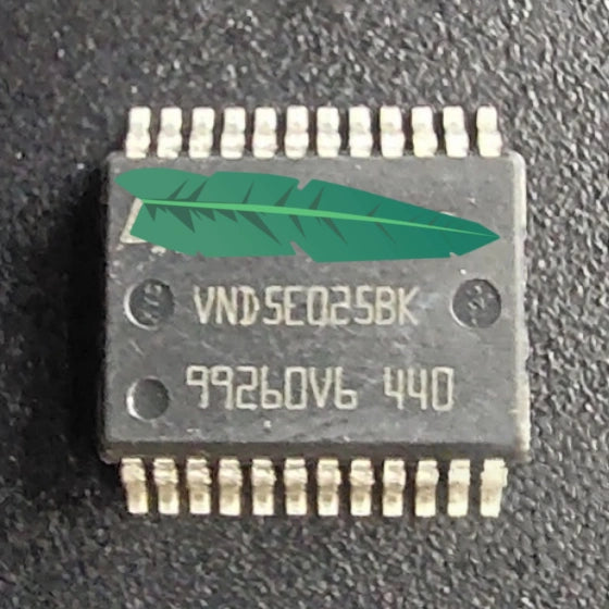 VND5E025BK Dual-Channel High-Side Driver IC – Automotive Blinker & Turn Signal Lighting Drive Module